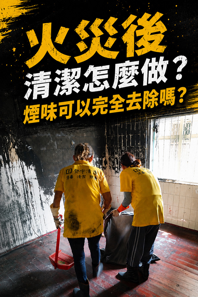 火災後清潔怎麼做？煙味可以完全去除嗎？